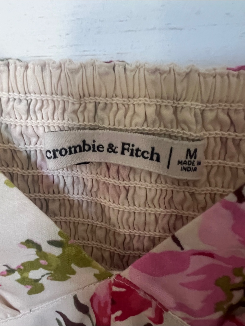 Abercrombie & Fitch Floral Cap Sleeve Corset Midi Dress - Picture 8 of 8